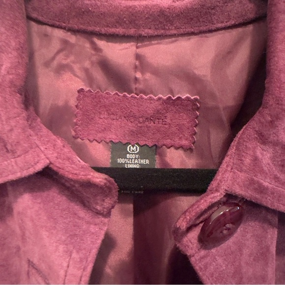 Chic Women's Suede Blazer in Rich Purple - Picture 3 of 8